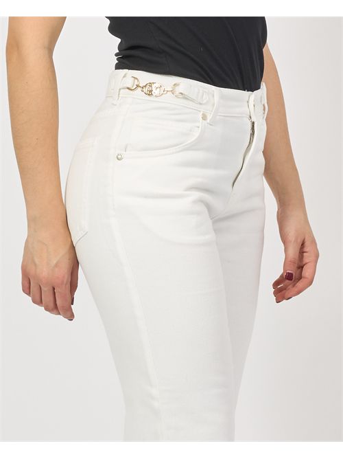 Pantalon femme 5 poches avec accessoire Gaelle Paris GAELLE PARIS | GAABW04721BI01